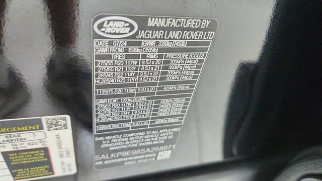 Used 2025 Land Rover Range Rover SE AWD/4WD image 61