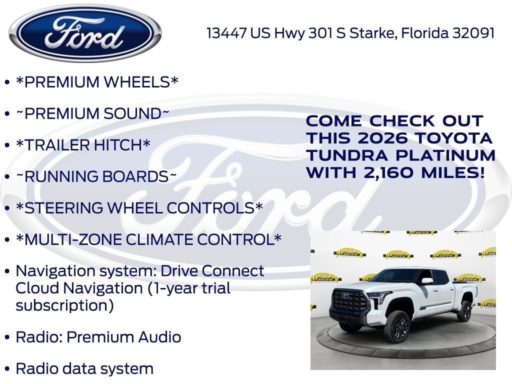 Used 2026 Toyota Tundra Platinum AWD/4WD image 15