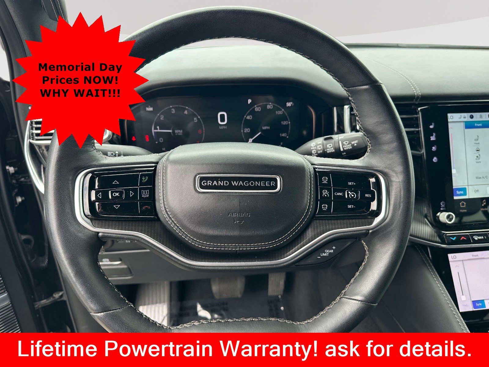 Used 2024 Jeep Grand Wagoneer L Series II w/ Quick Order Packagew 28T AWD/4WD image 13