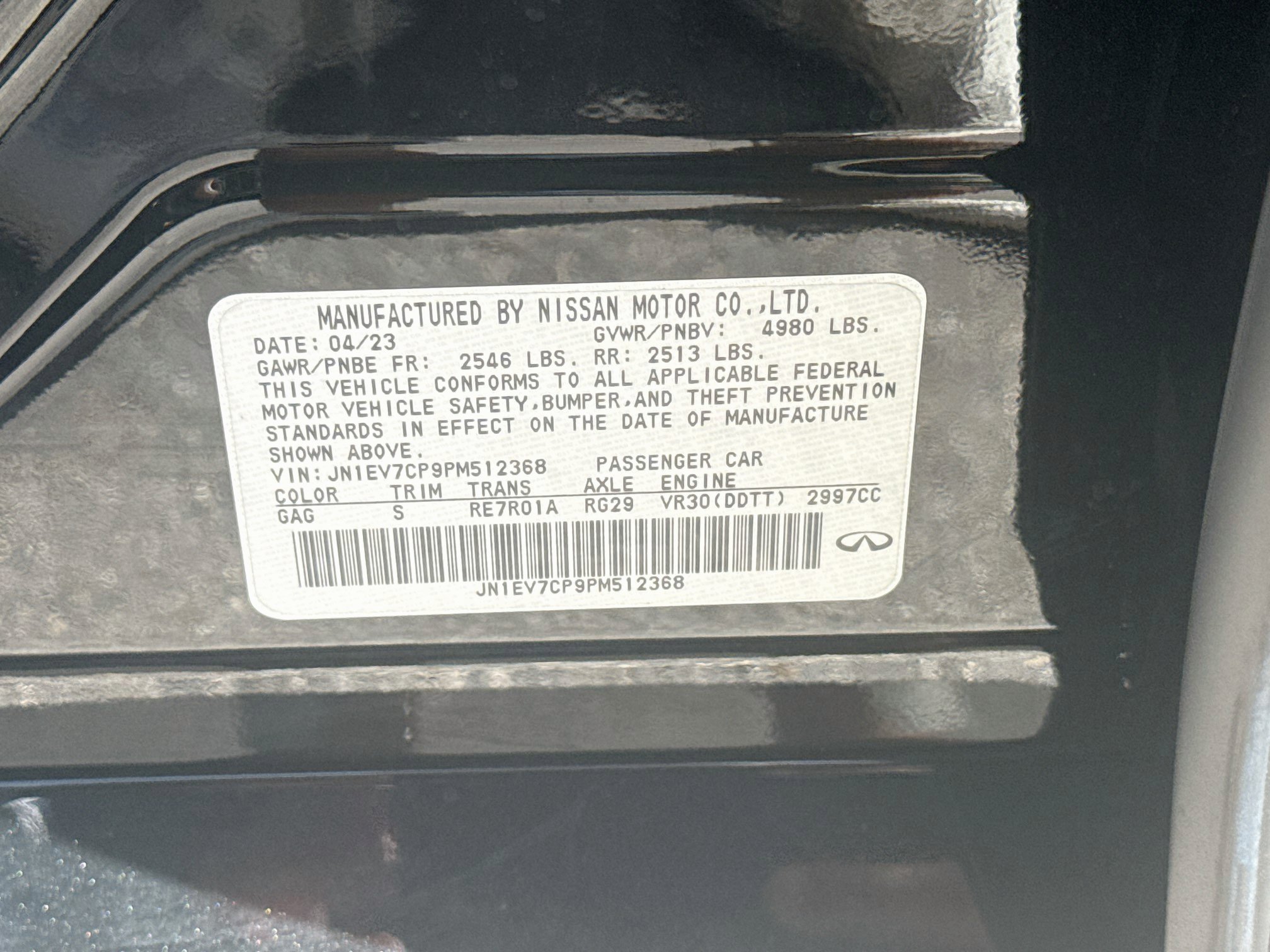 Used 2023 INFINITI Q50 Sensory RWD image 36