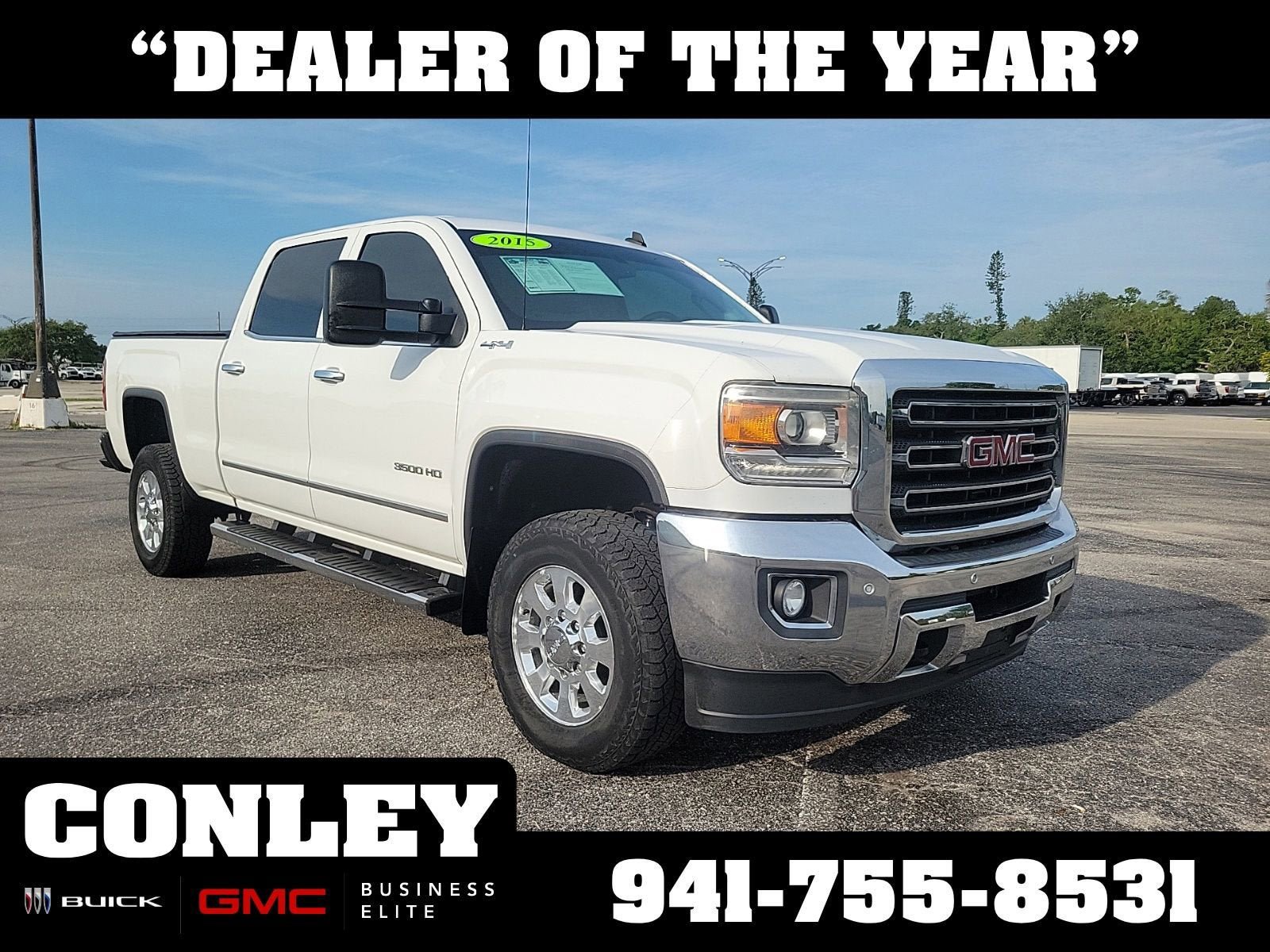 Certified 2015 GMC Sierra 3500 SLT w/ SLT Preferred Package AWD/4WD image 1