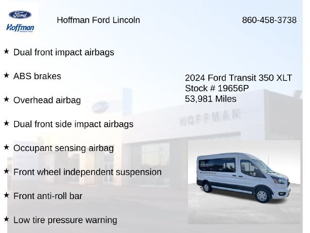 Certified 2024 Ford Transit 350 XLT RWD image 18