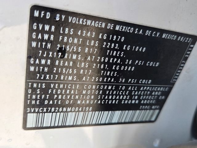 Used 2022 Volkswagen Taos S image 20