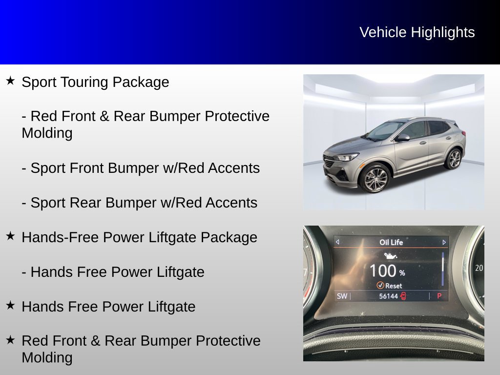 Used 2023 Buick Encore GX Select w/ Sport Touring Package FWD image 12