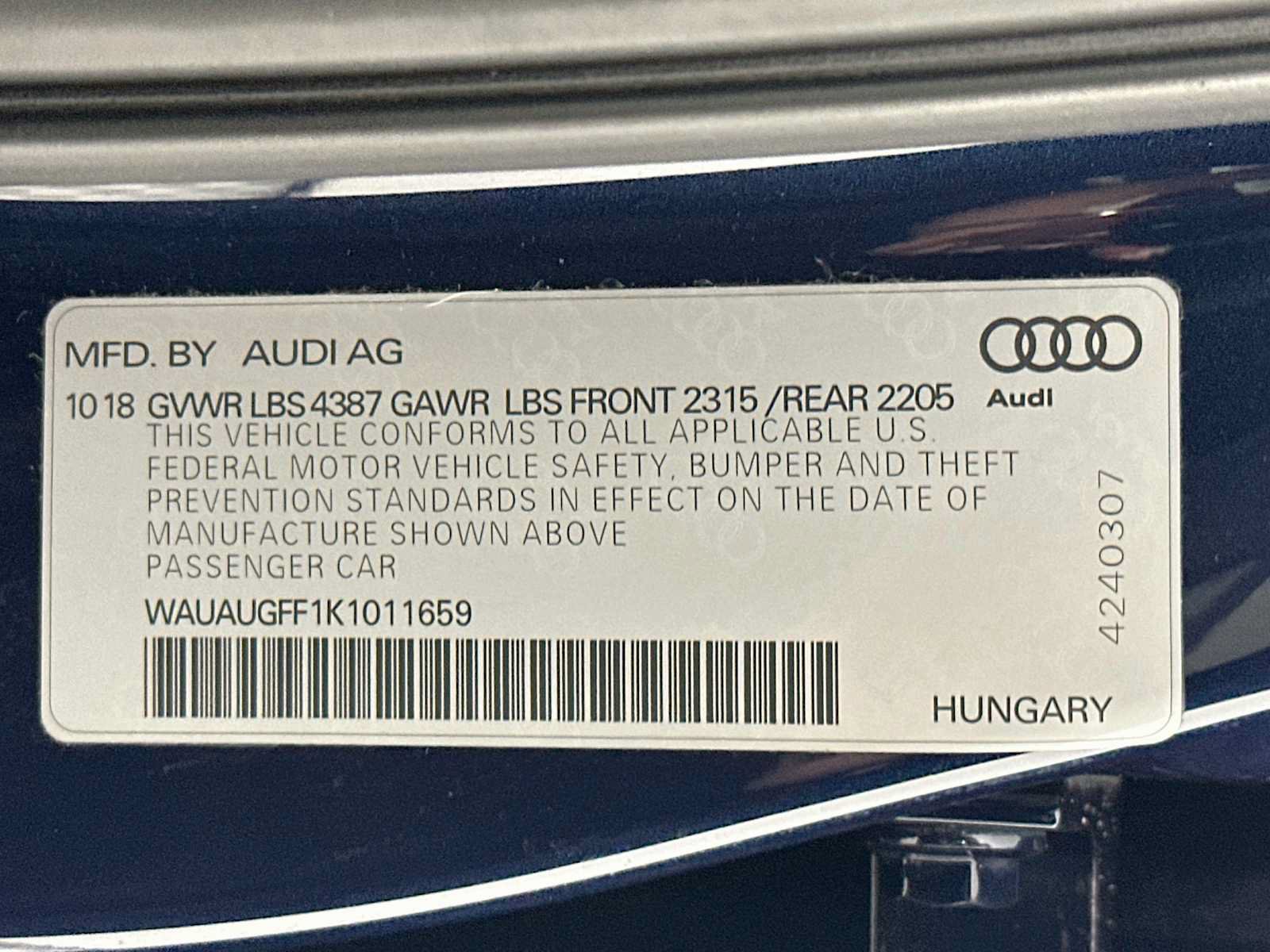 Used 2019 Audi A3 2.0T Premium w/ Convenience Package FWD image 30