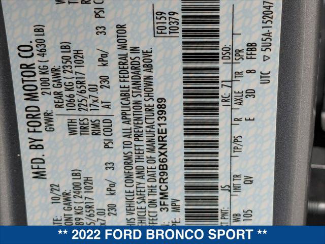 Certified 2022 Ford Bronco Sport Big Bend image 25