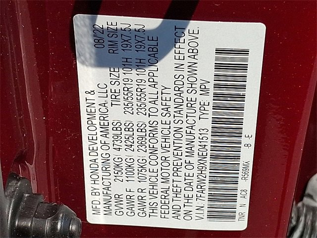 Used 2022 Honda CR-V Touring image 23