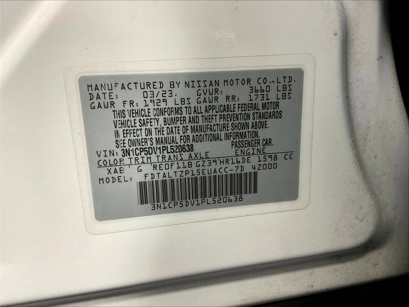 Certified 2023 Nissan Kicks SR w/ SR Premium Package FWD image 35