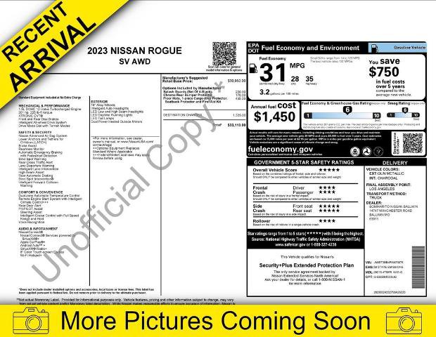 Certified 2023 Nissan Rogue SV