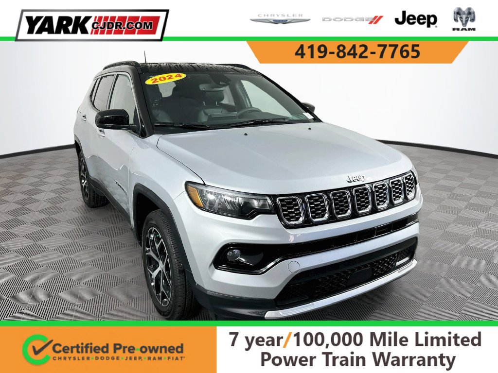 Certified 2024 Jeep Compass Limited AWD/4WD 360° Tour