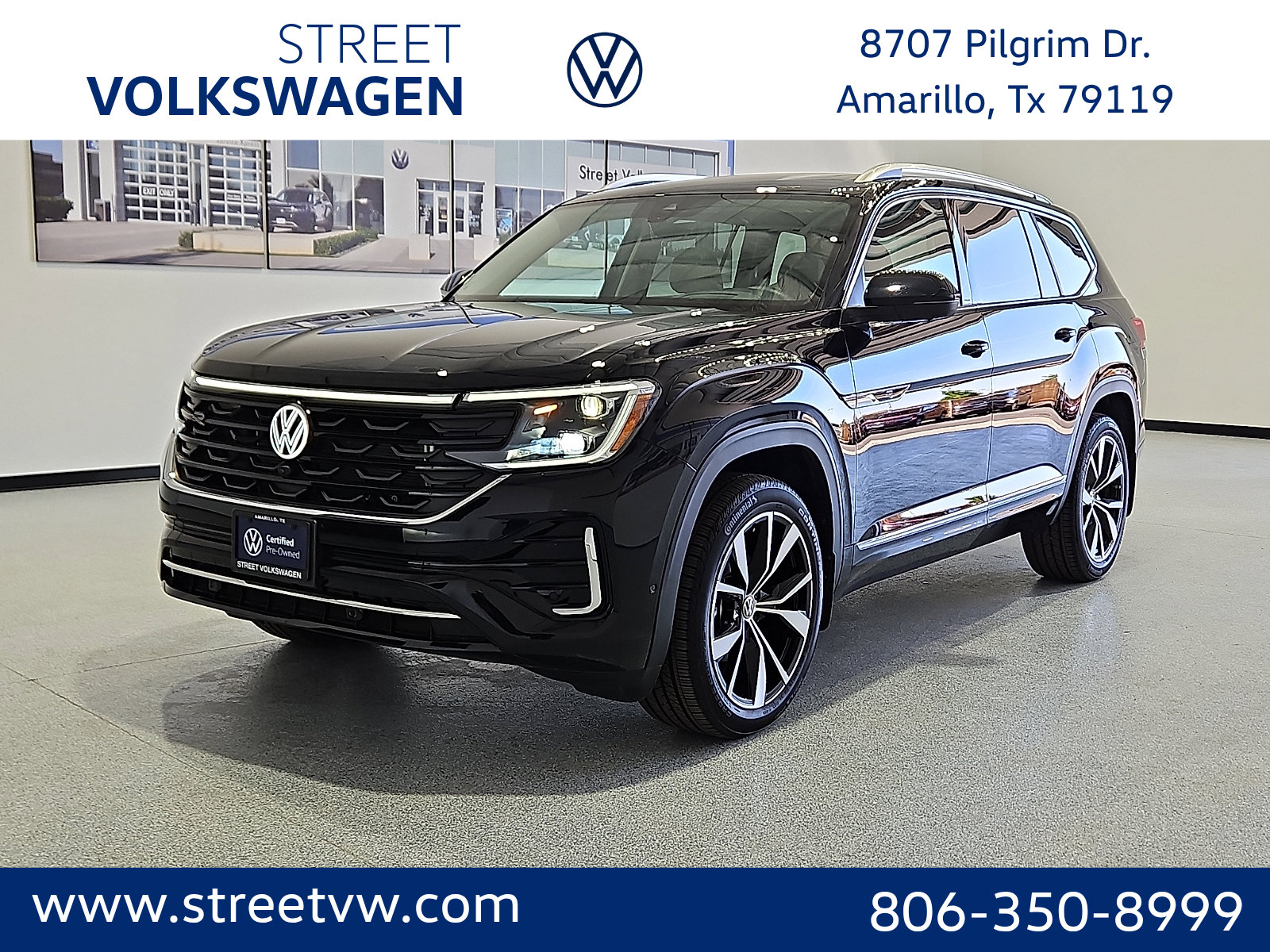 Certified 2026 Volkswagen Atlas SEL Premium R-Line AWD/4WD image 1