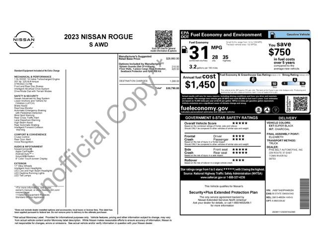 Used 2023 Nissan Rogue S image 37