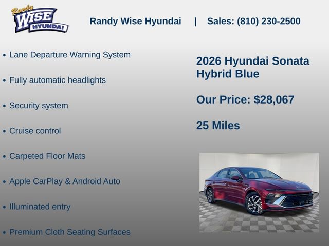 New 2026 Hyundai Sonata Blue image 10