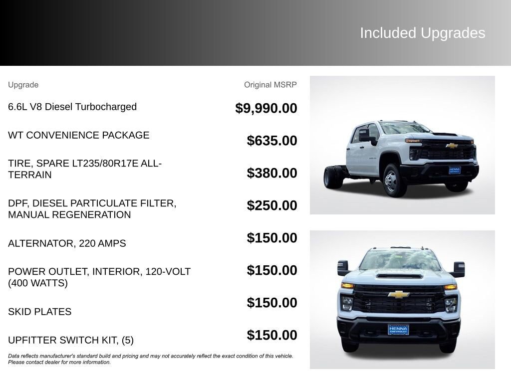 New 2026 Chevrolet Silverado 3500 W/T w/ WT Convenience Package AWD/4WD image 3