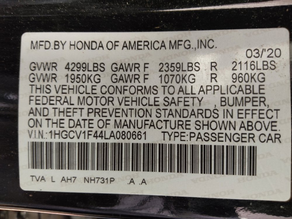 Used 2020 Honda Accord EX image 33