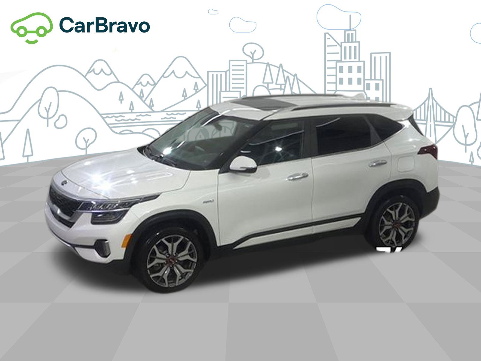 Used 2021 Kia Seltos SX w/ SX Sunroof Package AWD/4WD image 1
