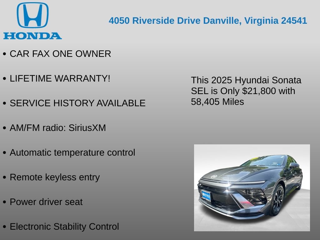 Used 2025 Hyundai Sonata SEL FWD image 7