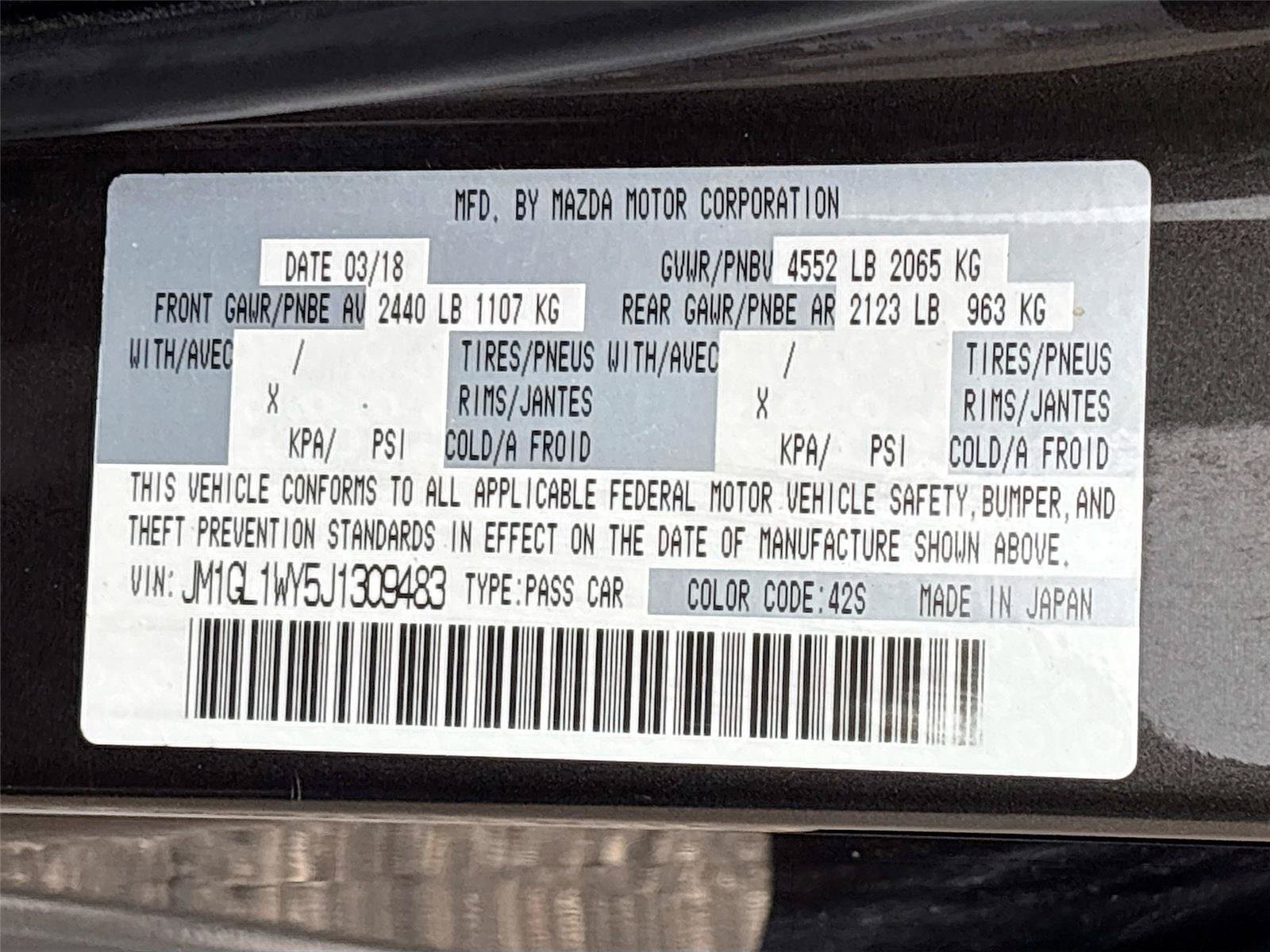 Used 2018 MAZDA MAZDA6 Grand Touring Reserve FWD image 34