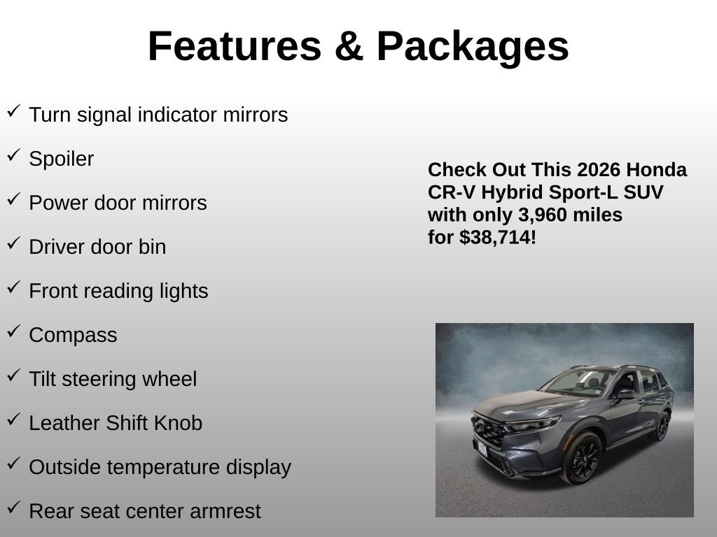 Certified 2026 Honda CR-V Sport-L image 24