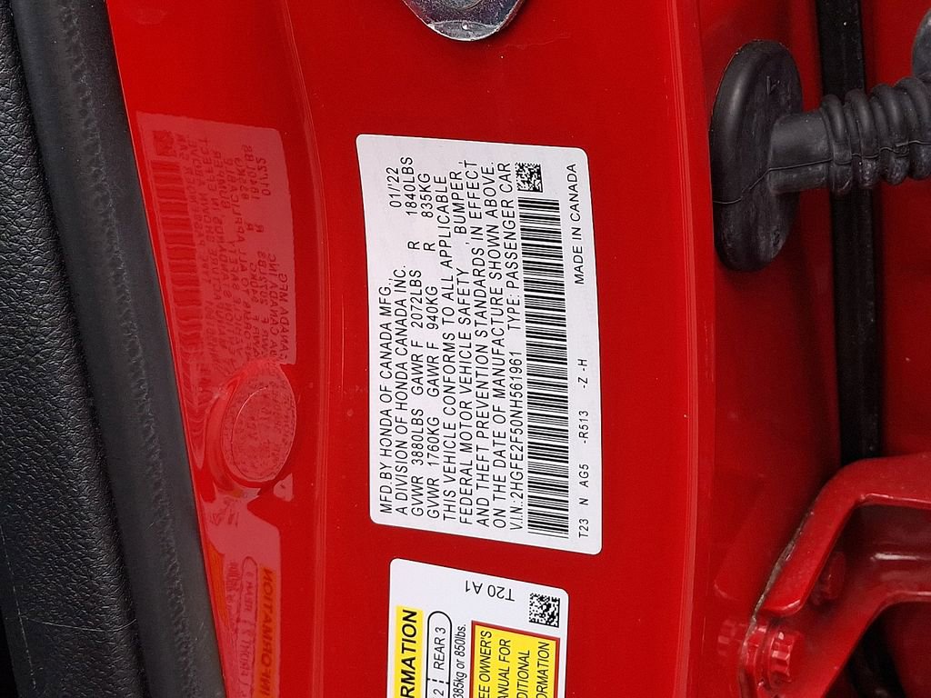 Used 2022 Honda Civic Sport image 27