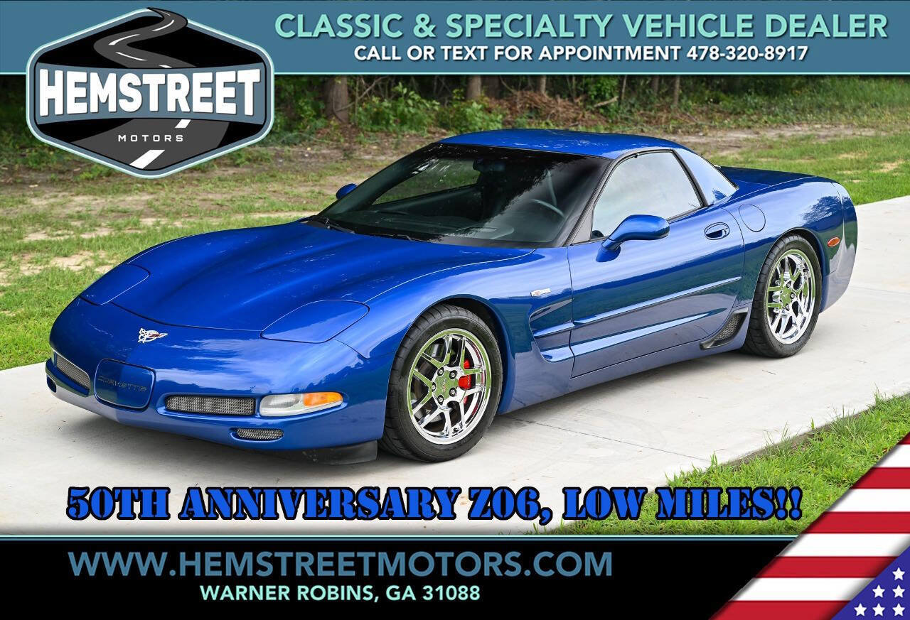 Used 2003 Chevrolet Corvette Z06 w/ Memory Package, 3 Drivers RWD image 1