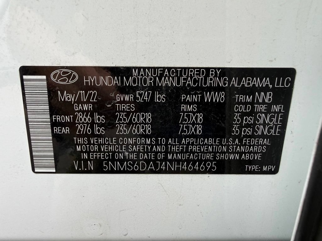 Used 2022 Hyundai Santa Fe XRT AWD/4WD image 13