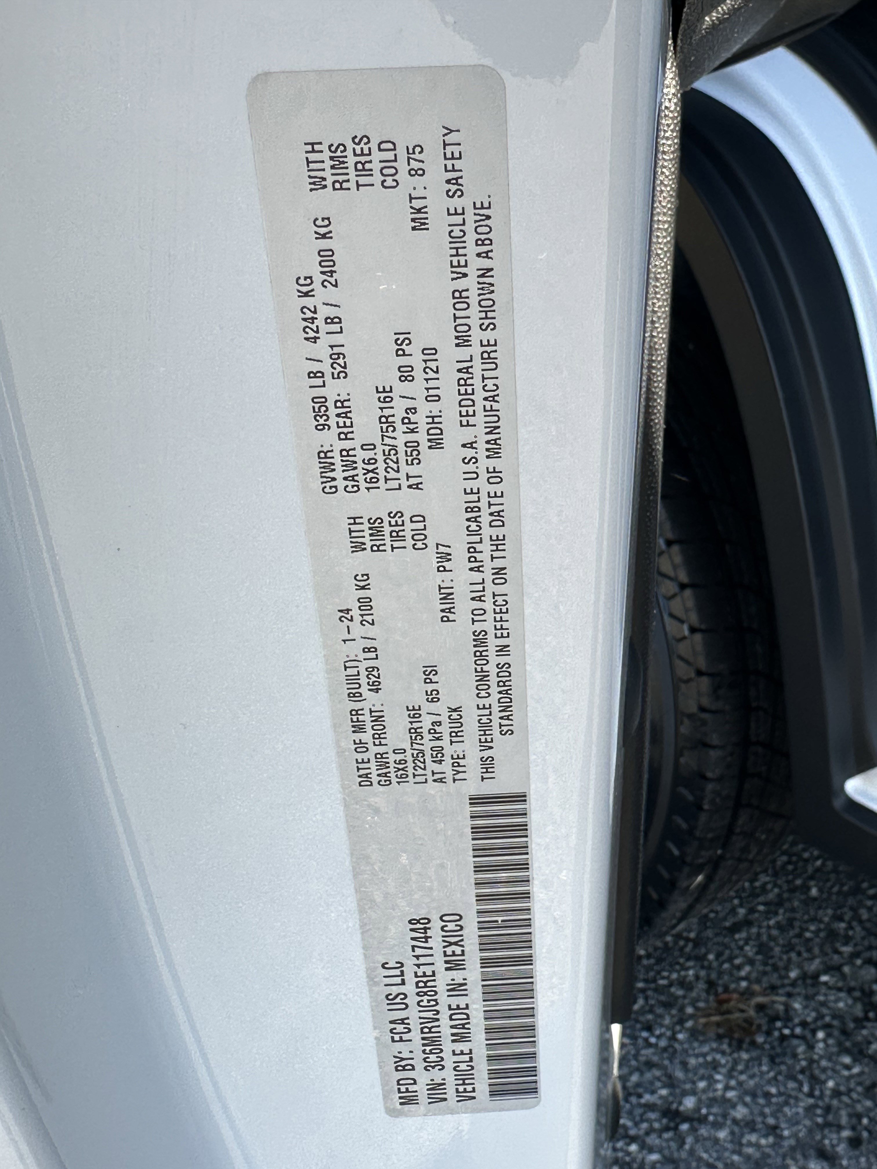 Used 2024 RAM ProMaster 3500 w/ Convenience Group image 31