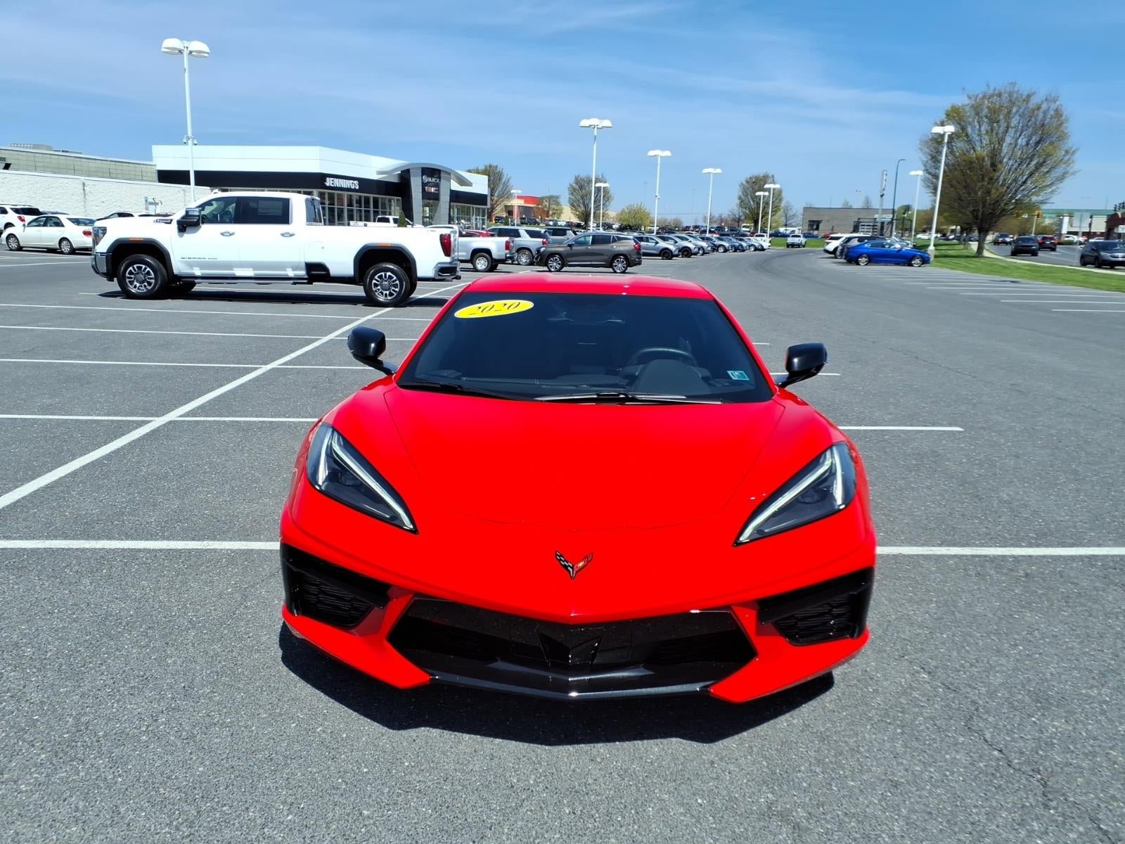 Used 2020 Chevrolet Corvette Stingray Coupe w/ Engine Appearance Package RWD image 2