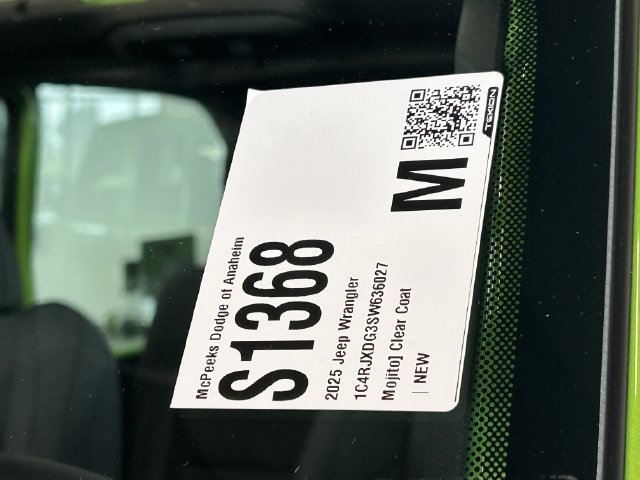 New 2025 Jeep Wrangler Unlimited Sport AWD/4WD image 23