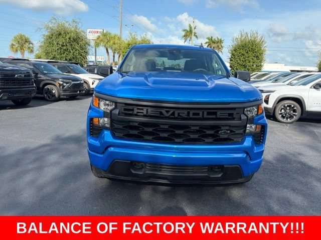 Certified 2025 Chevrolet Silverado 1500 Custom w/ Turbomax Blackout Package RWD image 2