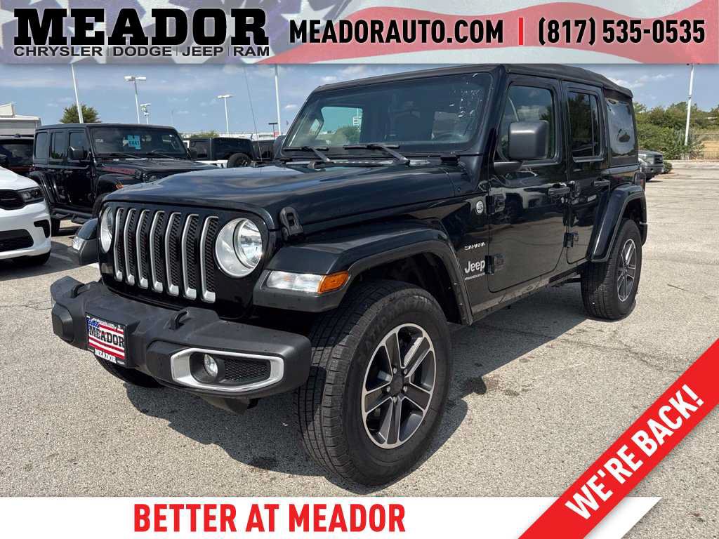 Certified 2023 Jeep Wrangler Unlimited Sahara w/ Cold Weather Group