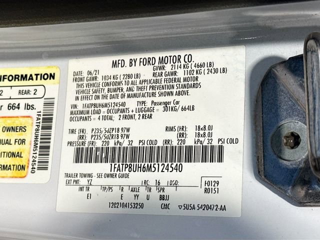 Used 2021 Ford Mustang Premium image 28