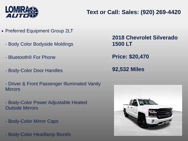 Used 2018 Chevrolet Silverado 1500 LT w/ Redline Edition AWD/4WD image 14
