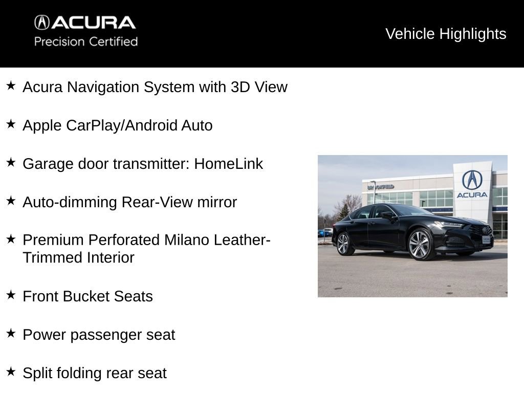 Certified 2025 Acura TLX Technology Package image 17