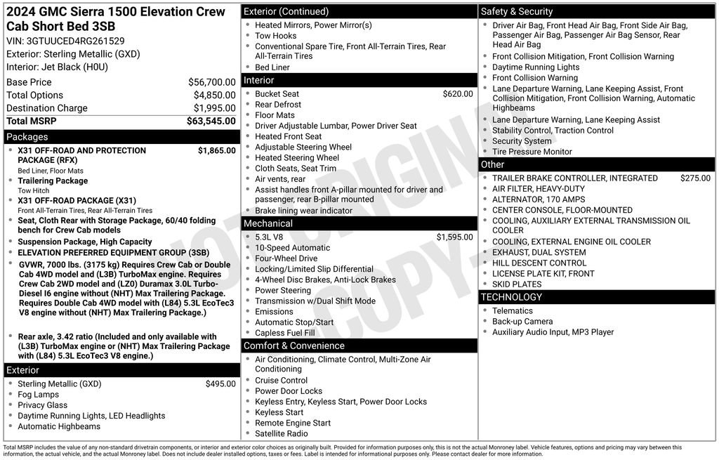 Certified 2024 GMC Sierra 1500 Elevation AWD/4WD image 40