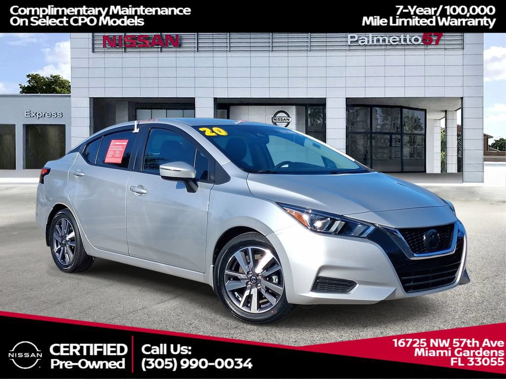 Certified 2020 Nissan Versa SV