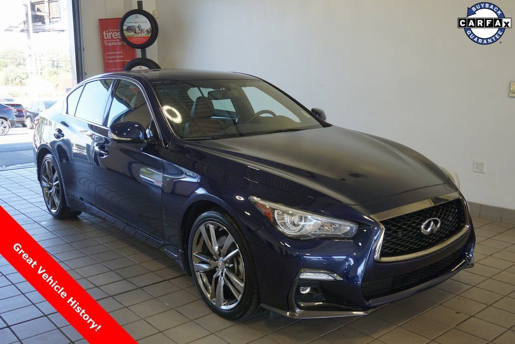 Used 2021 INFINITI Q50 Signature Edition w/ Cargo Package AWD/4WD video 1