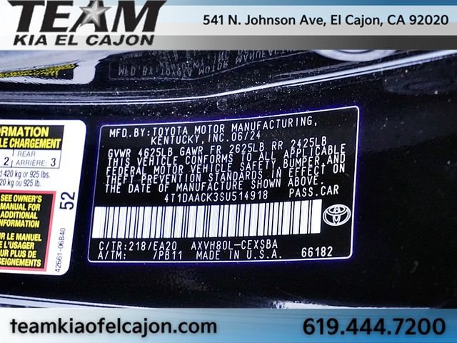 Used 2025 Toyota Camry SE w/ Convenience Package FWD image 36