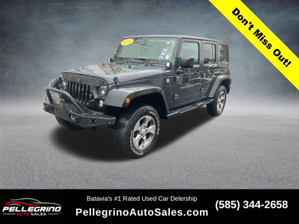 Used 2016 Jeep Wrangler Unlimited Sport w/ Quick Order Package 24S