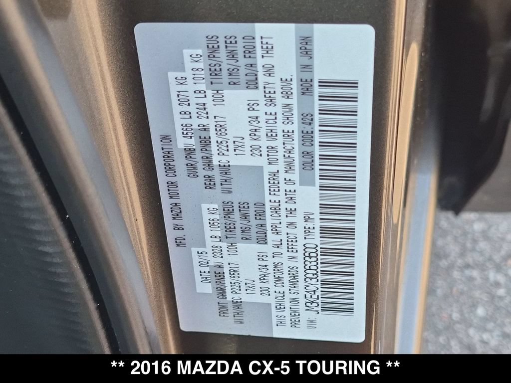 Used 2016 MAZDA CX-5 Touring AWD/4WD image 29