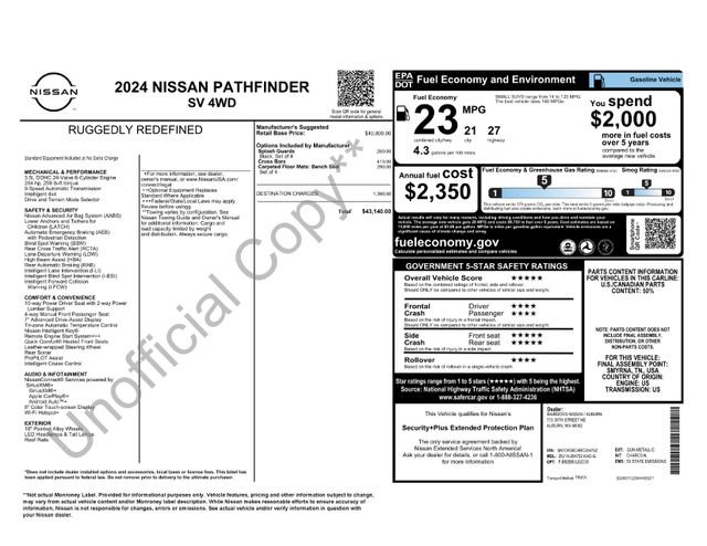 Used 2024 Nissan Pathfinder SV image 31