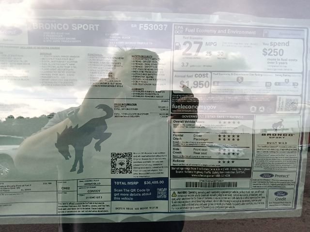 New 2025 Ford Bronco Sport Big Bend w/ Convenience Package image 29