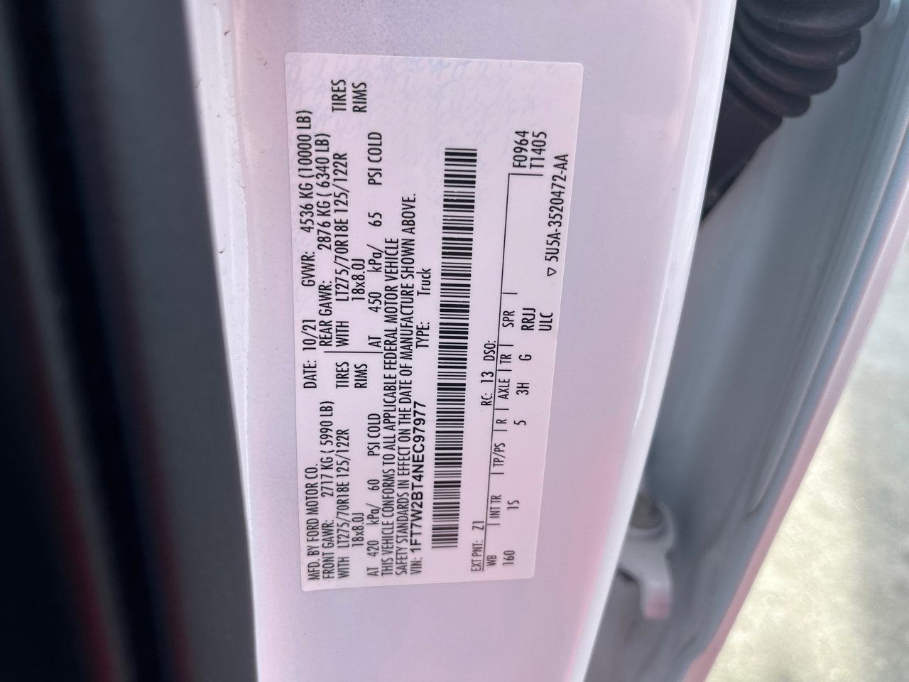 Used 2022 Ford F250 XL w/ STX Appearance Package image 19