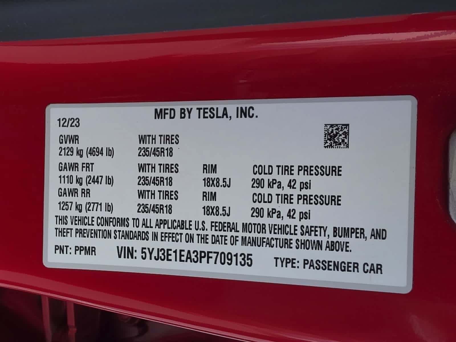 Used 2023 Tesla Model 3 Standard Range RWD image 32