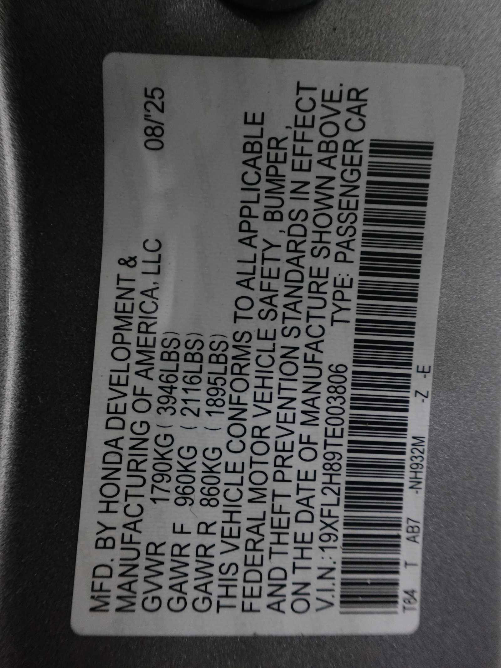 Used 2026 Honda Civic Sport image 31