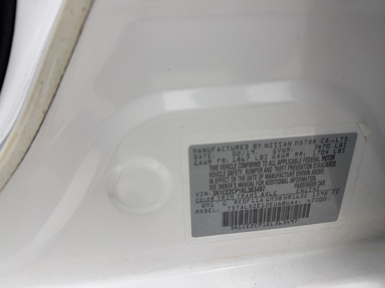 Used 2019 Nissan Versa Note SV FWD image 55