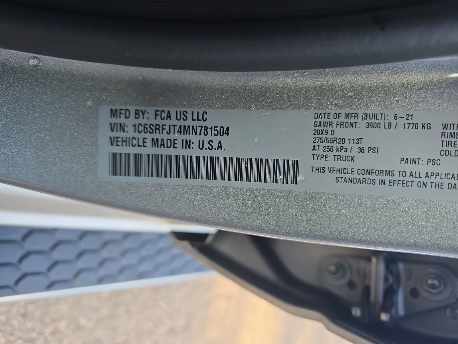 Used 2021 RAM 1500 Laramie AWD/4WD image 36