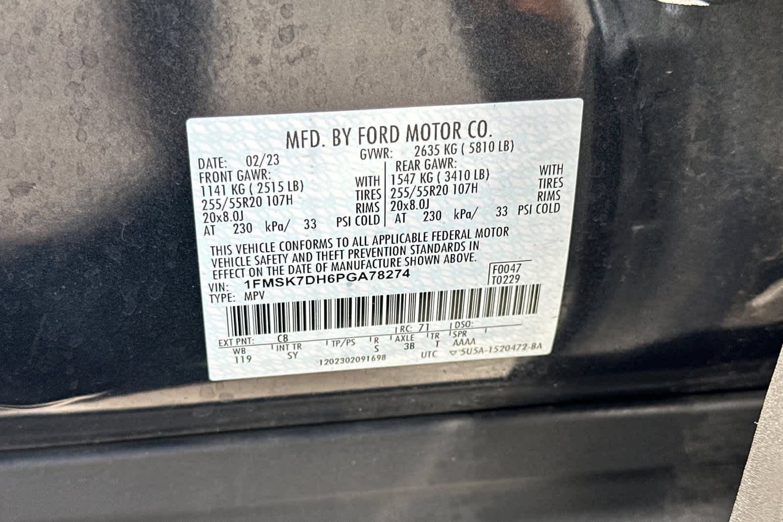 Certified 2023 Ford Explorer XLT w/ Equipment Group 202A RWD image 31