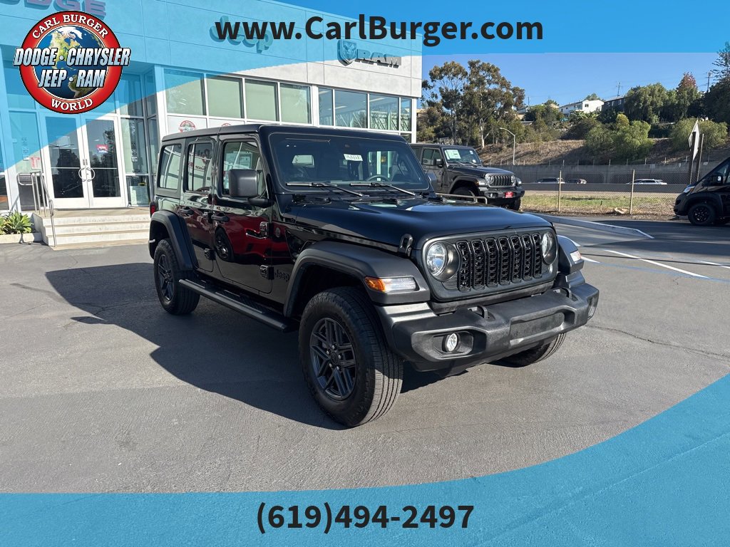 Certified 2024 Jeep Wrangler Sport S
