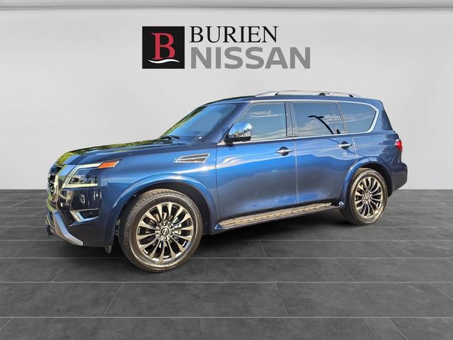 Used 2023 Nissan Armada Platinum w/ Captain's Chairs Package AWD/4WD image 1